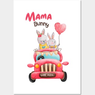 best mama bunny ever, love mom 2023 Posters and Art